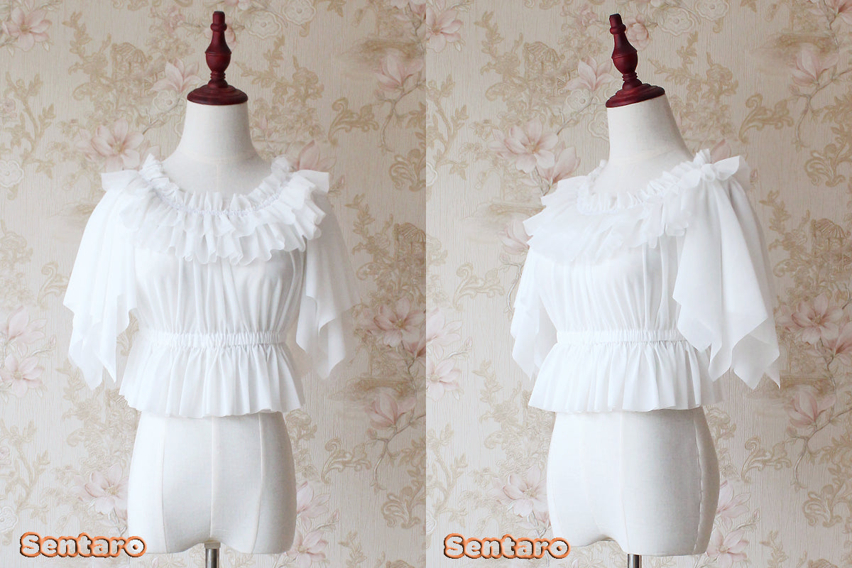 Butterfly best sale sleeve blouse