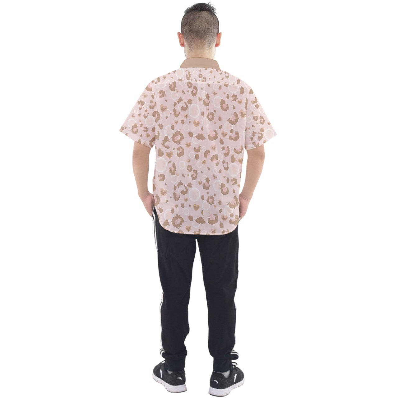 Rose Gold Shoujo Leopard Dad Shirt