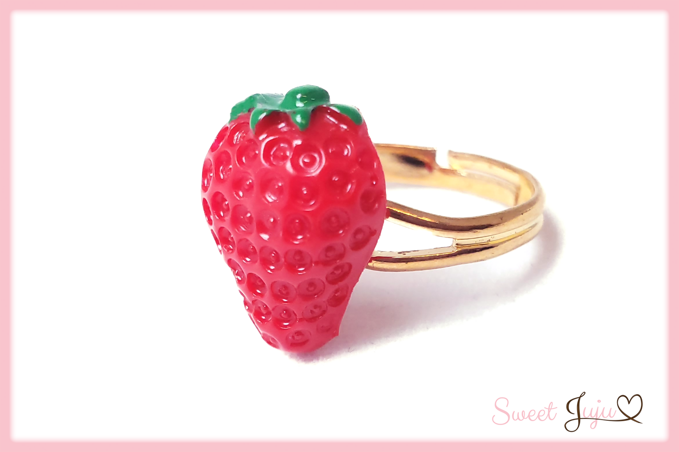 fresh strawberry ring