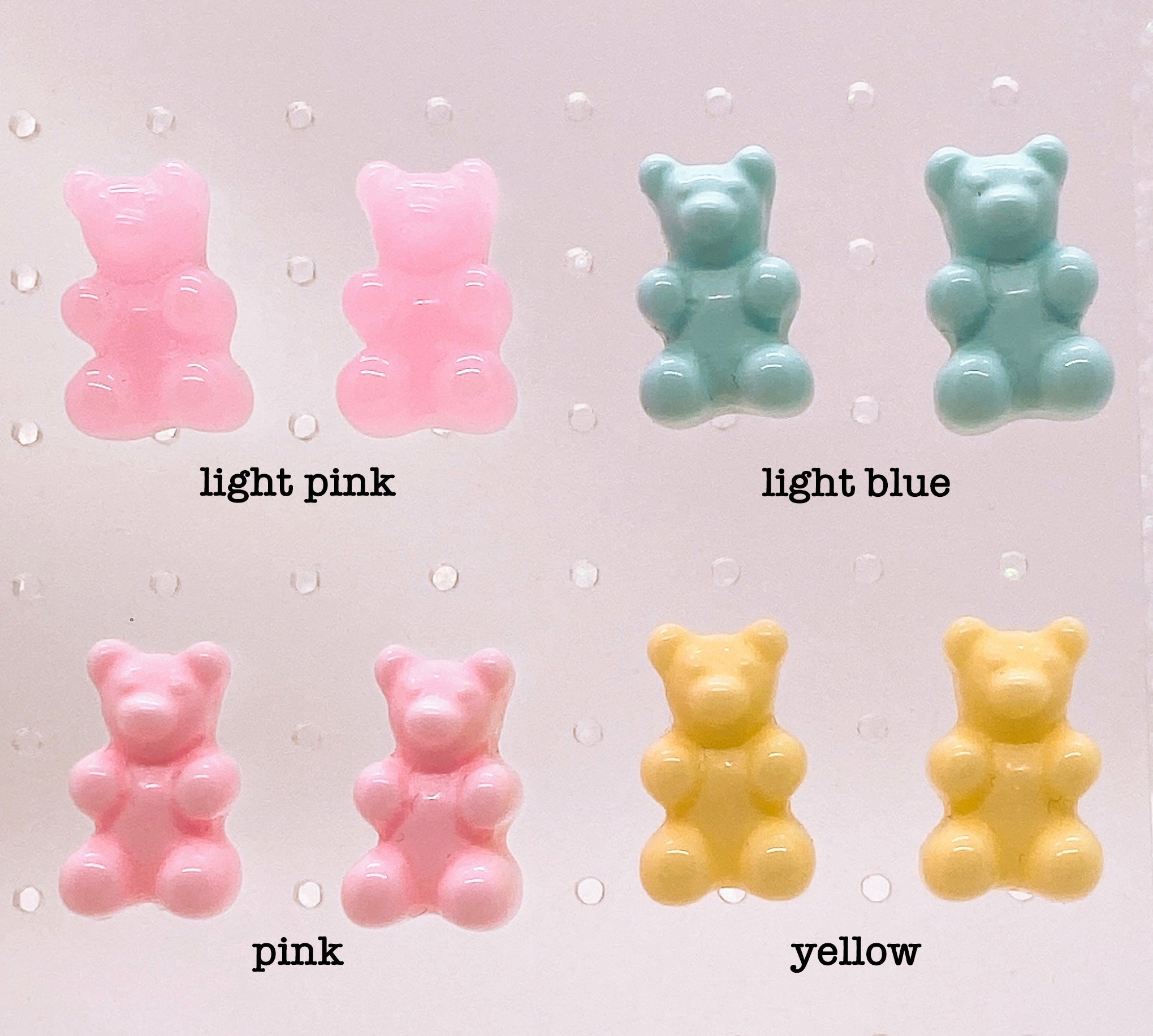 Gummi Bear Stud Earrings (4 Colors)