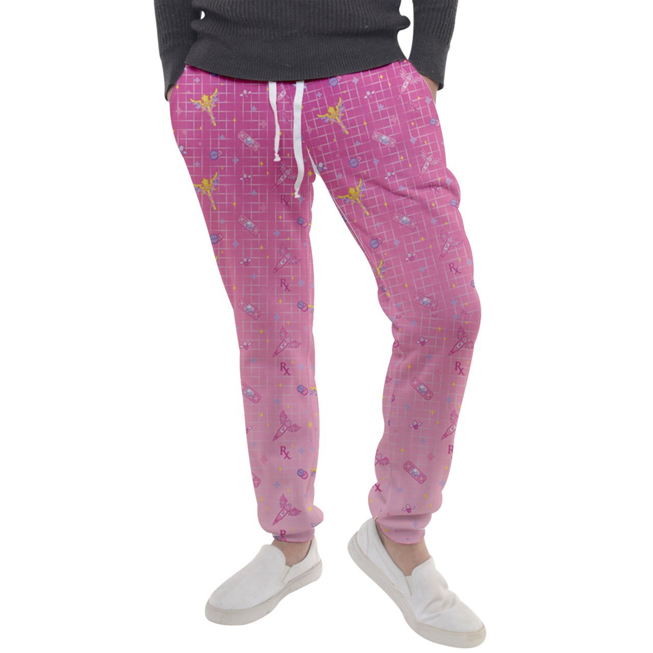 Magical Girl First Aid Sweatpants in Pink - Lolita Collective