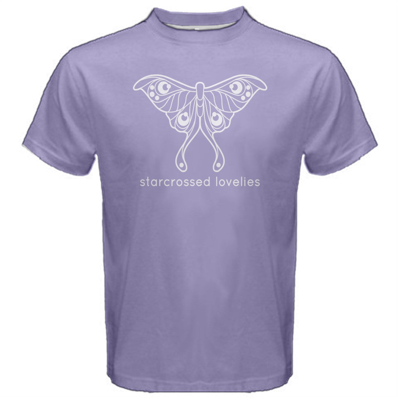 starcrossed lovelies T-shirt in Lavender - Lolita Collective