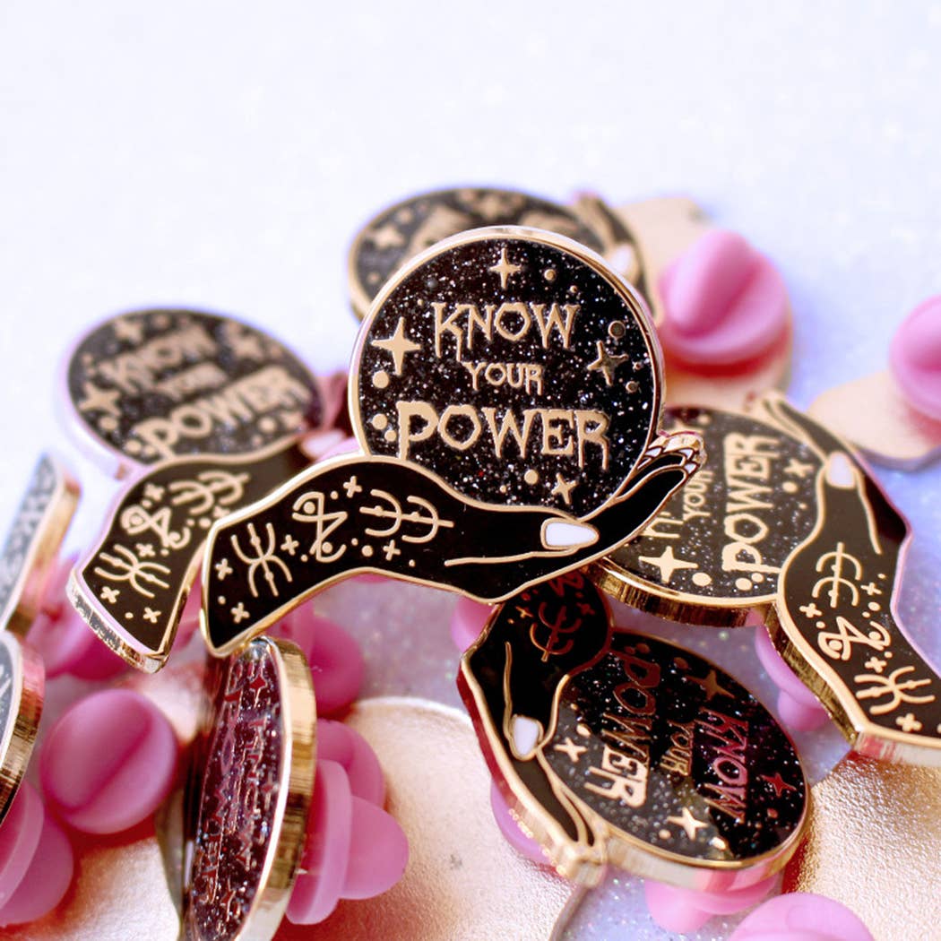 Know Your Power Enamel Pin - Lolita Collective