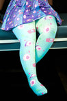 Some Bodies Tights in Toxic (Green) - Lolita Collective