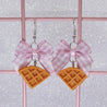 Waffle Earrings (6 Colors) - Lolita Collective