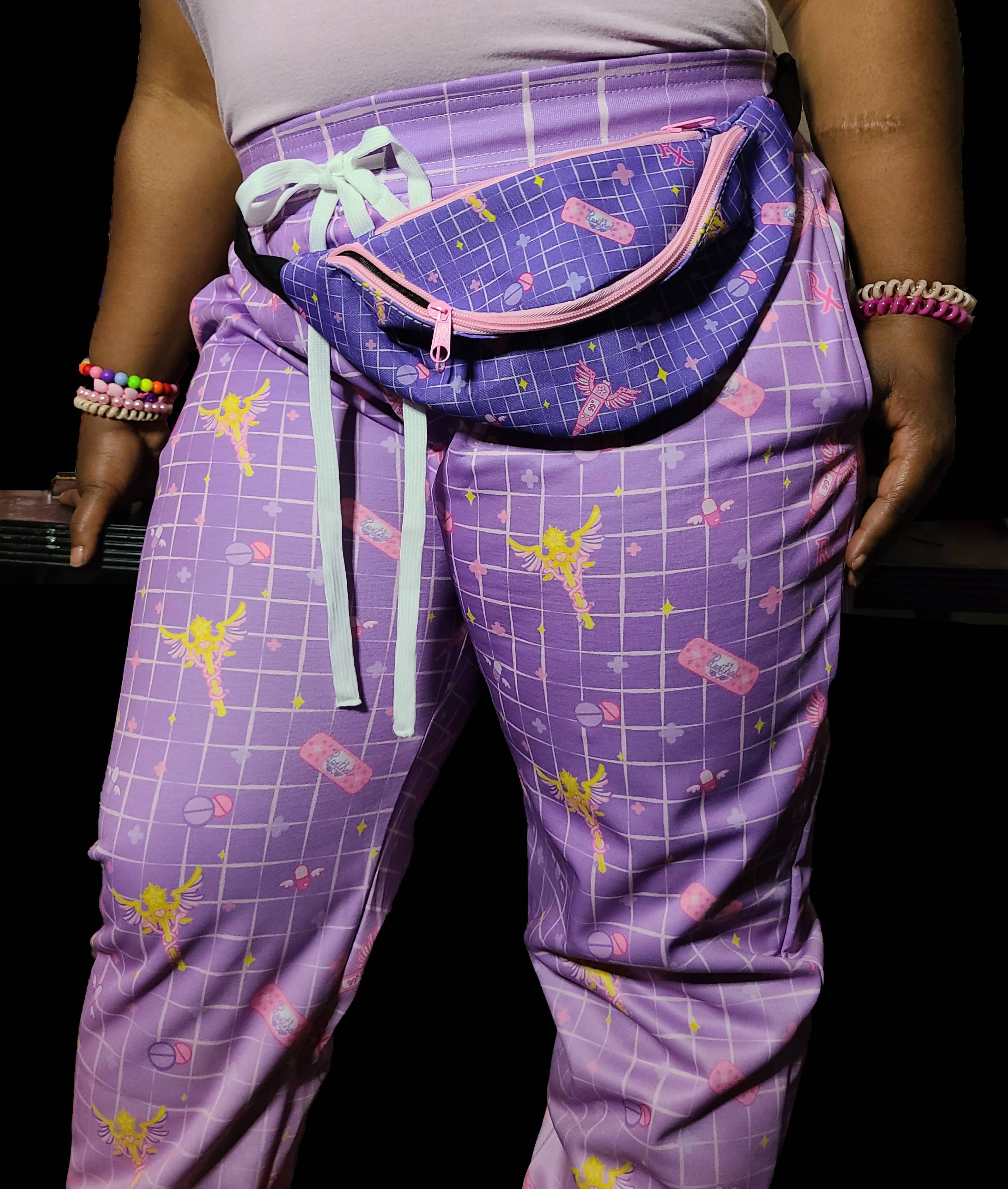 Magical Girl First Aid Sweatpants in Lavender - Lolita Collective