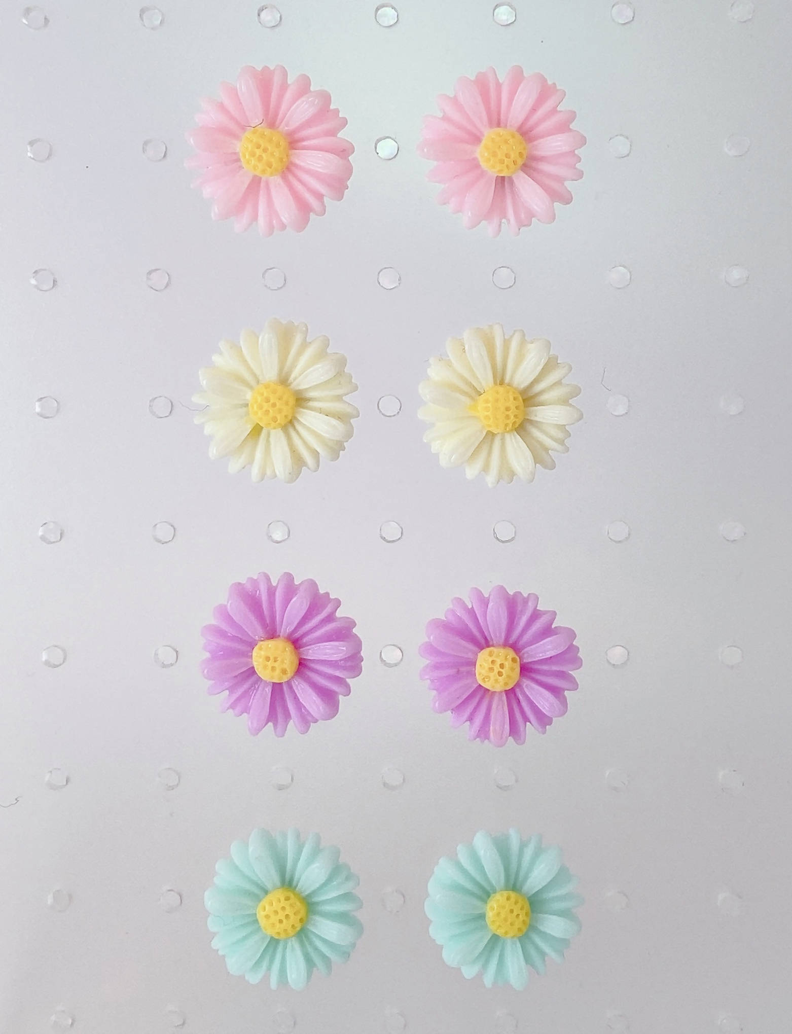 Mini Daisy Stud Earrings (4 Colors) - Lolita Collective