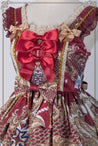 Circus Princess Jumperskirt in Red - Lolita Collective