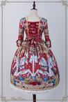 Circus Princess Onepiece in Red - Lolita Collective