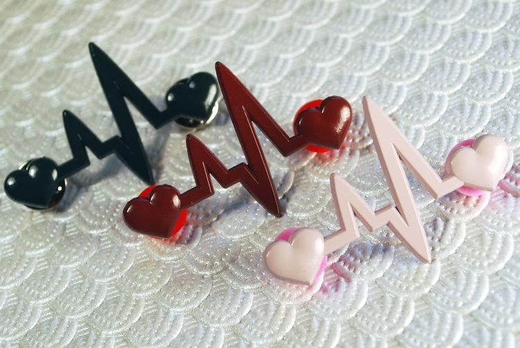 Existence is Futile Heartbeat Pin - Lolita Collective