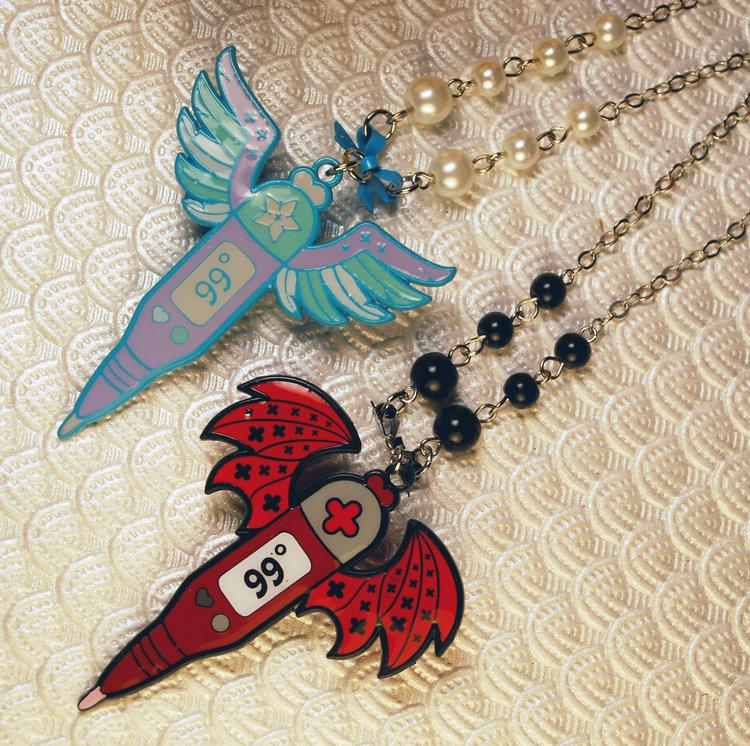 Magical First Aid Thermometer Necklace - Lolita Collective