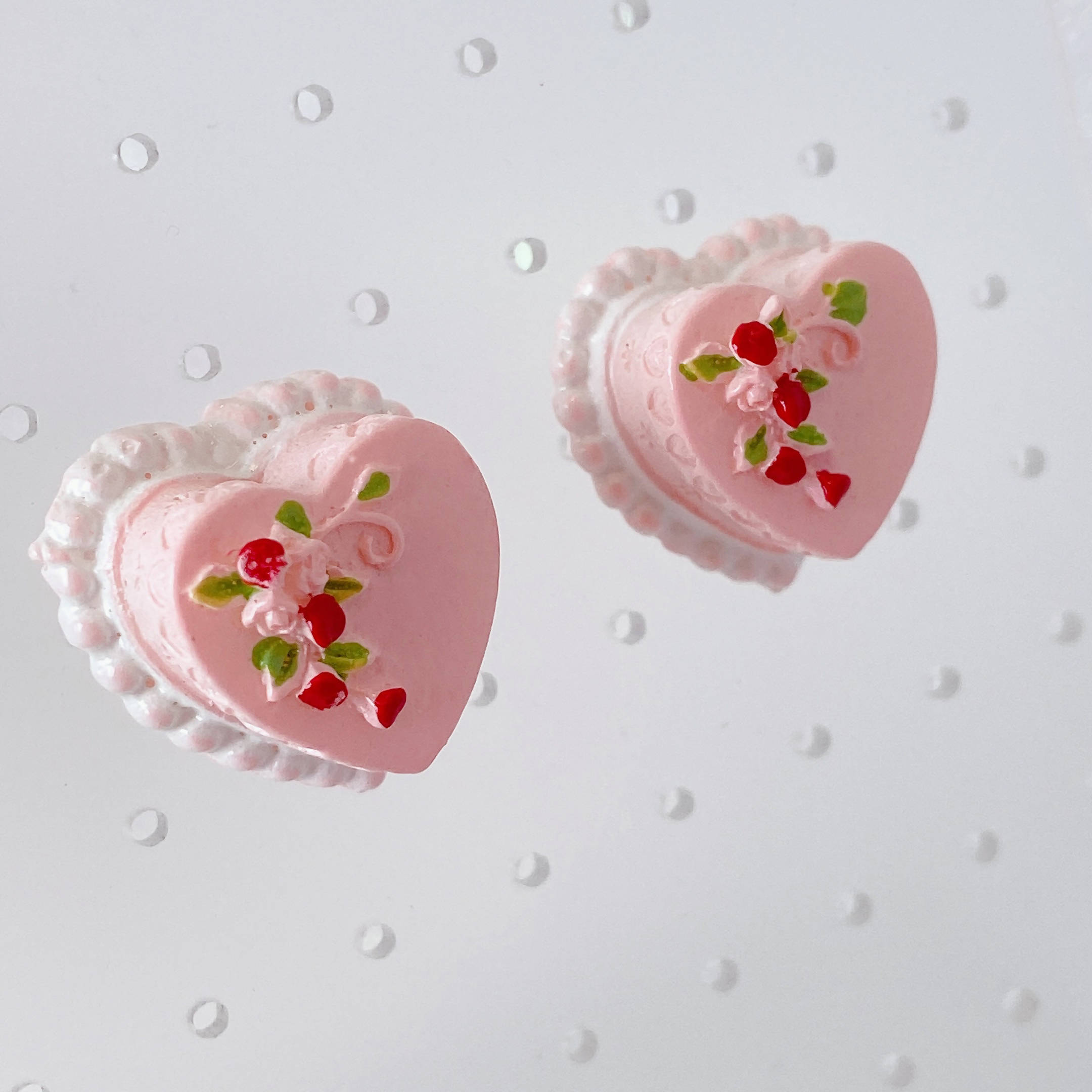 Heart Cake Earrings - Lolita Collective