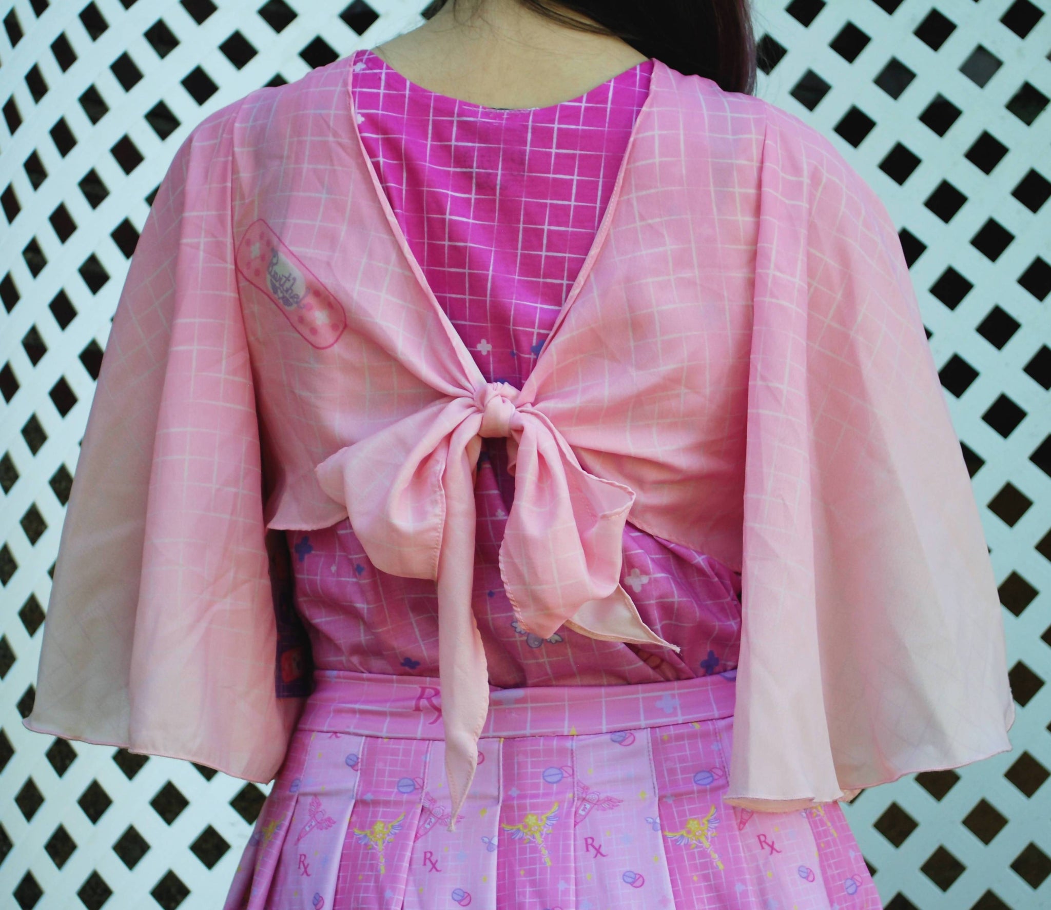 Magical Girl First Aid Butterfly Top in Pink - Lolita Collective