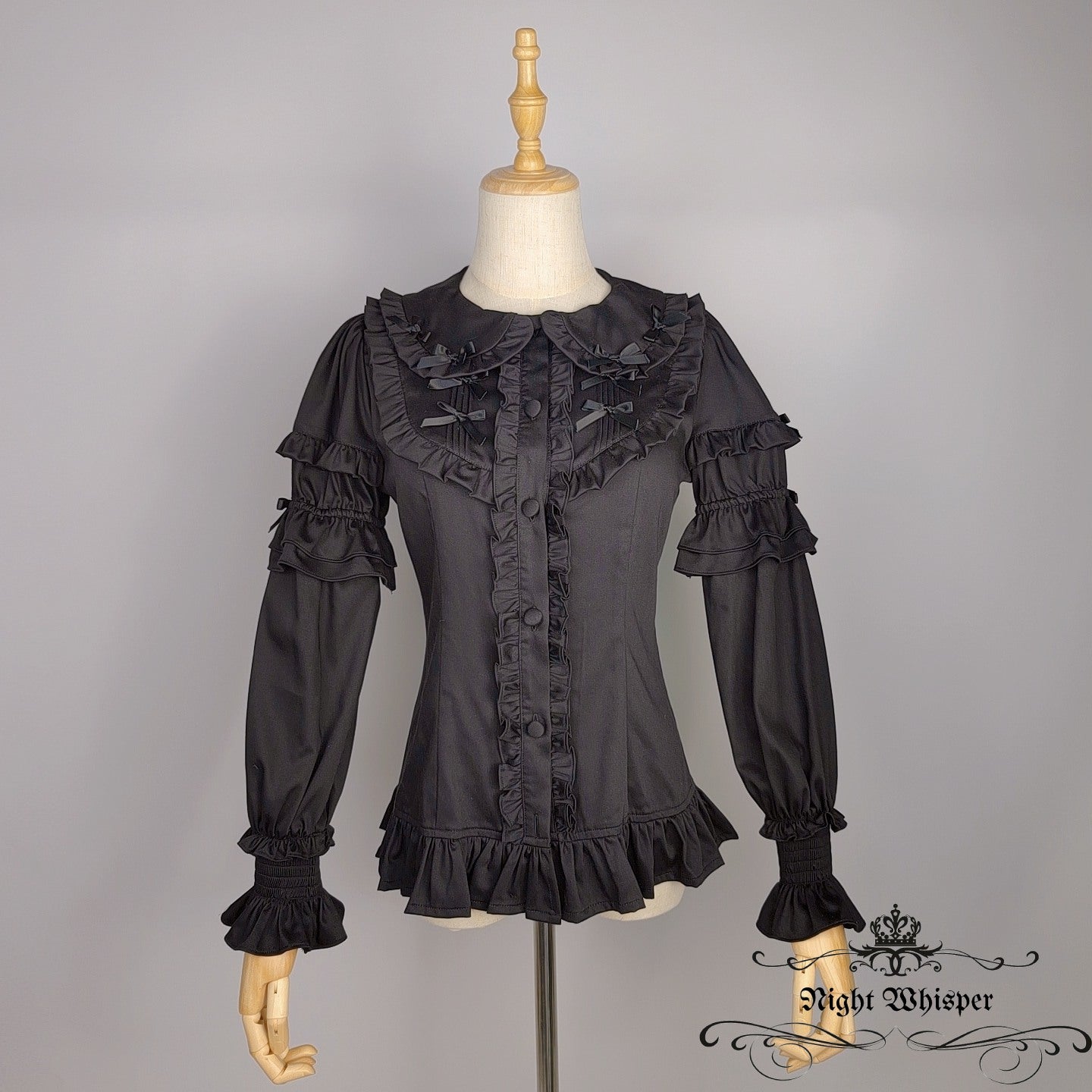 Chic Elegant Blouse with Detachable Sleeves
