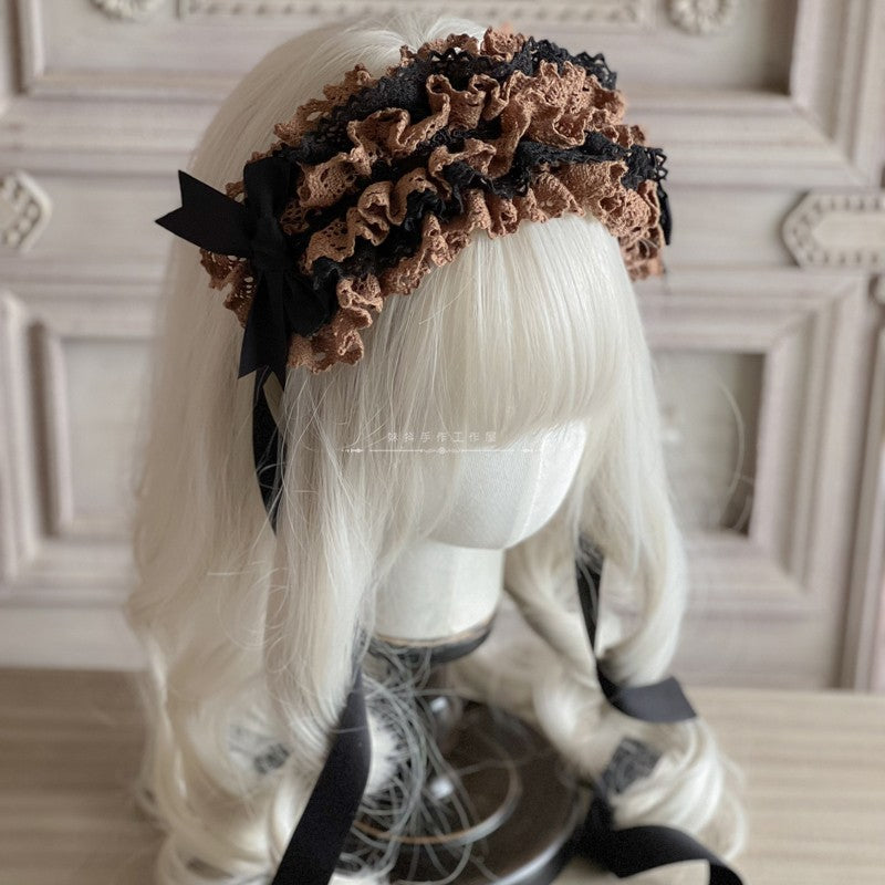 Instant Shipping! Old School Lace Rectangle Headdress