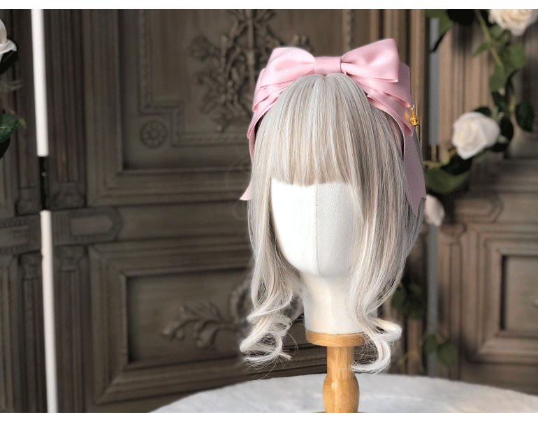 Sateen Ribbon Headbow (15 Colors) - Lolita Collective