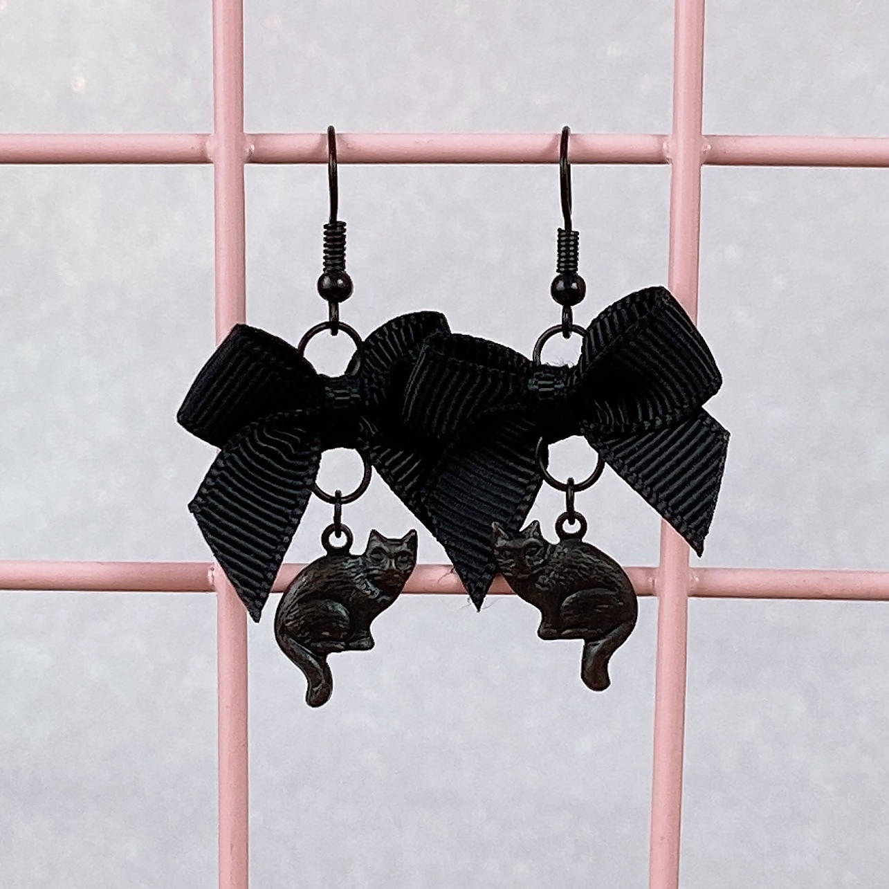 Black Gothic Earrings (4 Colors) - Lolita Collective
