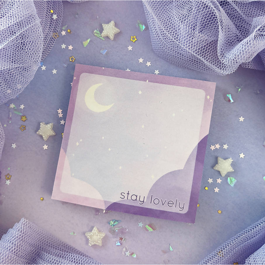 Stay Lovely Celestial Mini Notepad