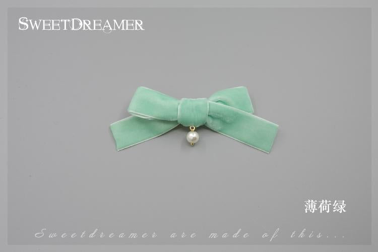 Vintage Pearl Bow - Lolita Collective