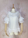 Loose Chiffon Ruffled Long Sleeve Blouse (3 Colors, Multiple Sizes) - Lolita Collective