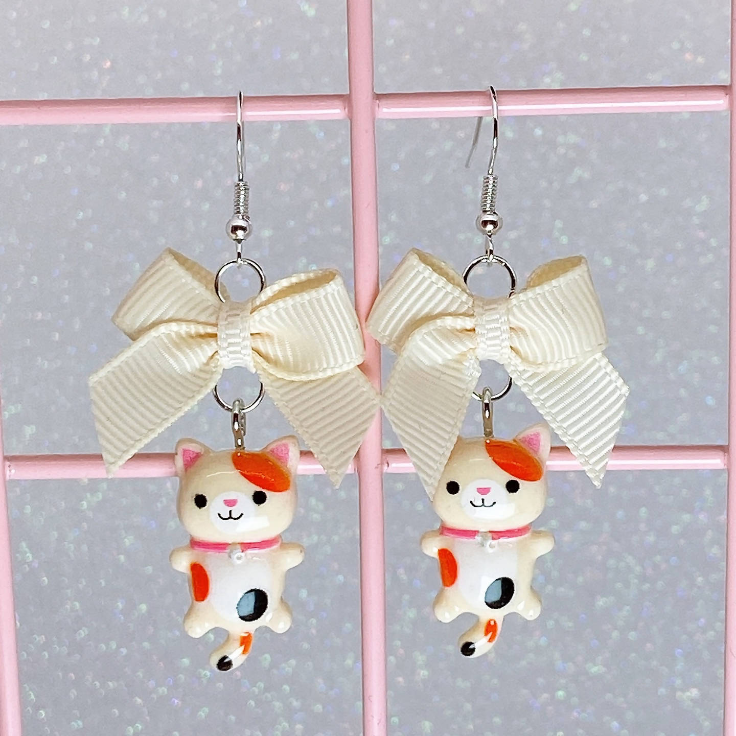 Pretty Kitty Earrings (5 Colors) - Lolita Collective