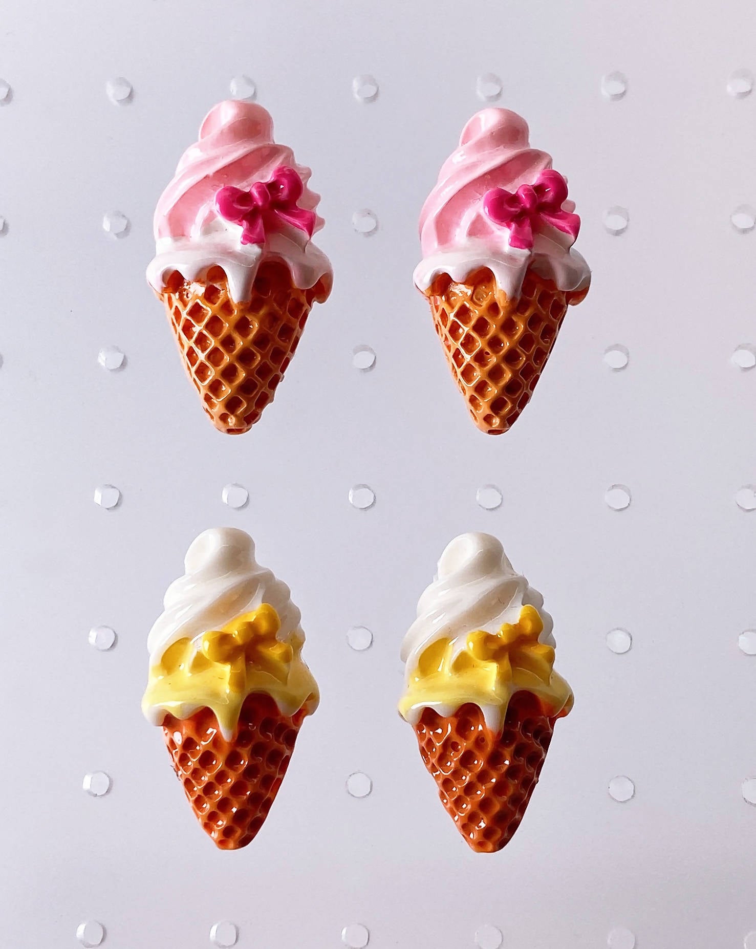 Soft Serve Ice Cream Earrings (3 Colors) - Lolita Collective