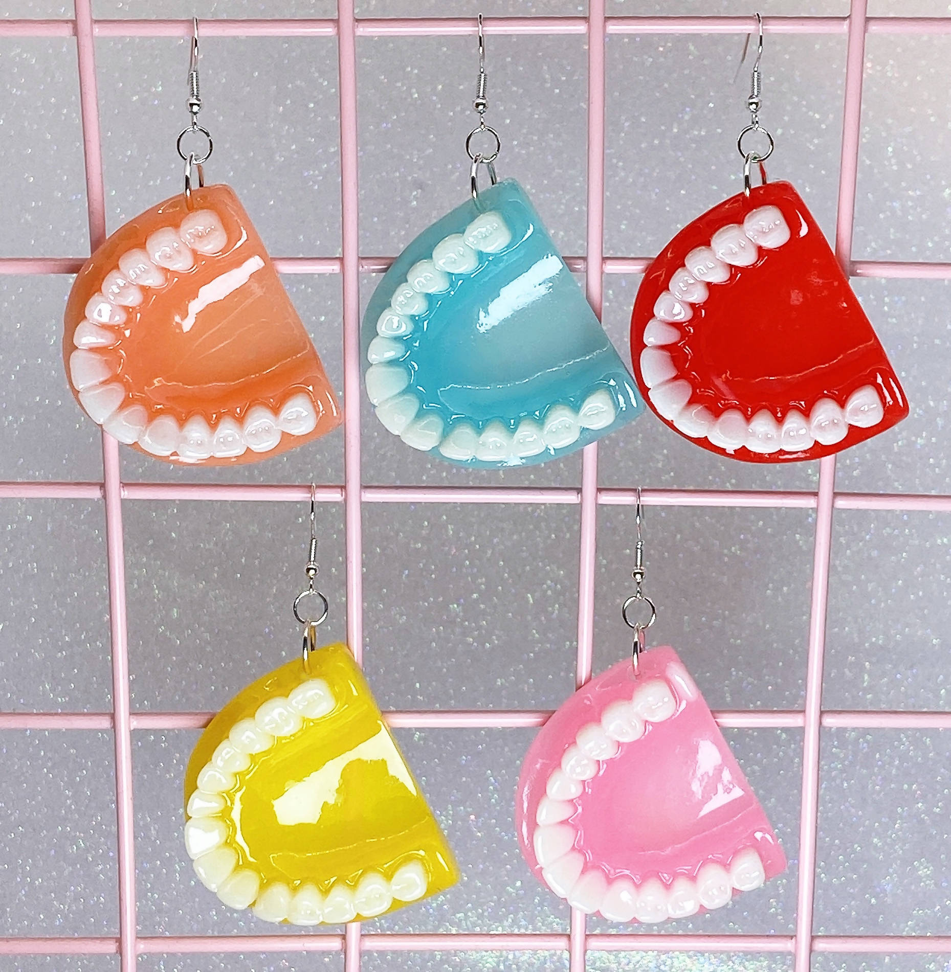 Teeth Earrings (5 Colors) - Lolita Collective