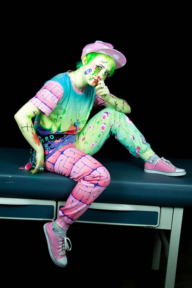 Some Bodies Jogger Sweatpants in Toxic (Green) - Lolita Collective