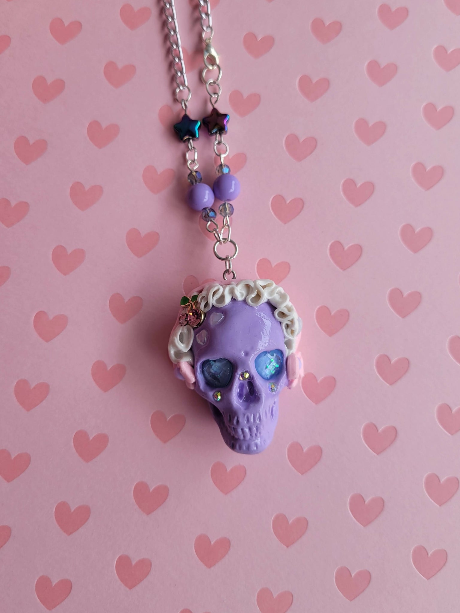 Fancy Candy Skull Necklace