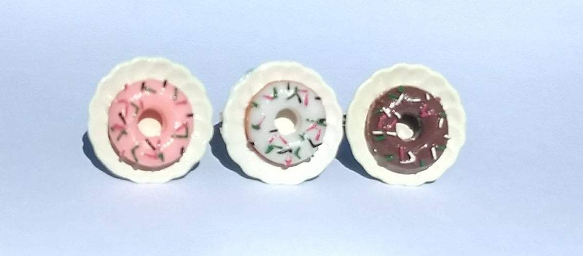 Miniature Sprinkle Doughnut Ring - Lolita Collective