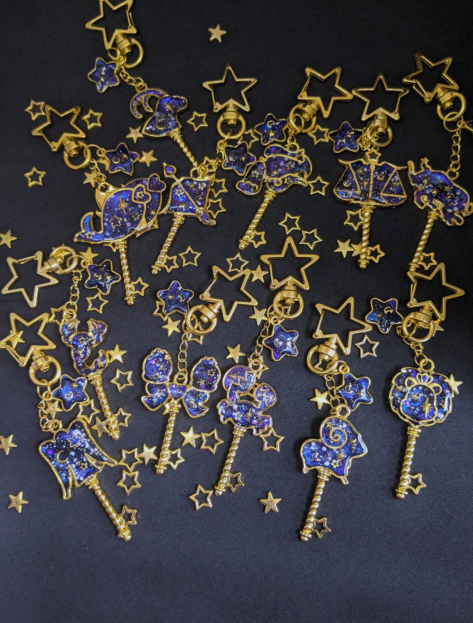 Capricorn: Celestial Zodiac Key Keychain - Lolita Collective