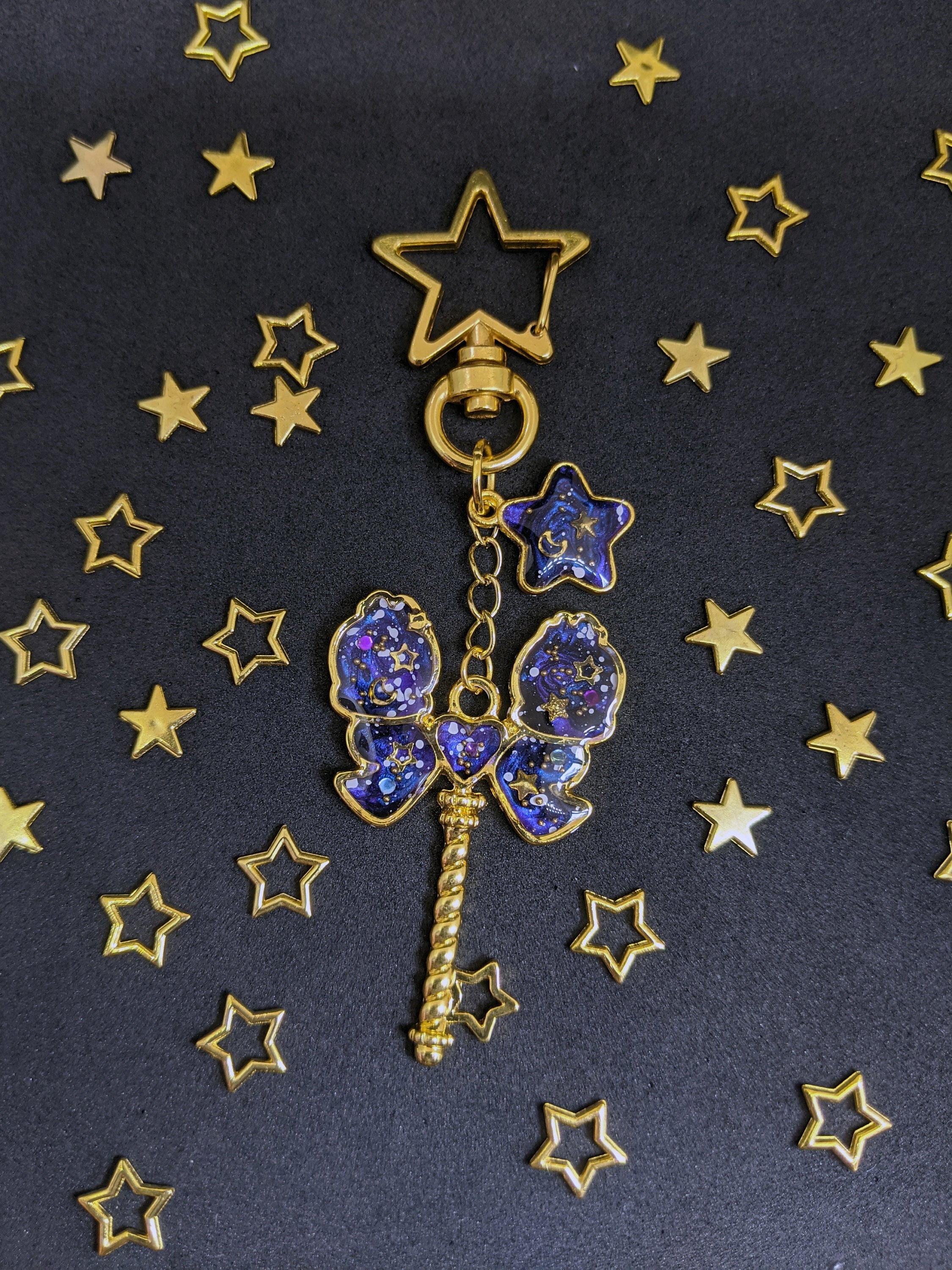 Gemini: Celestial Zodiac Key Keychain - Lolita Collective