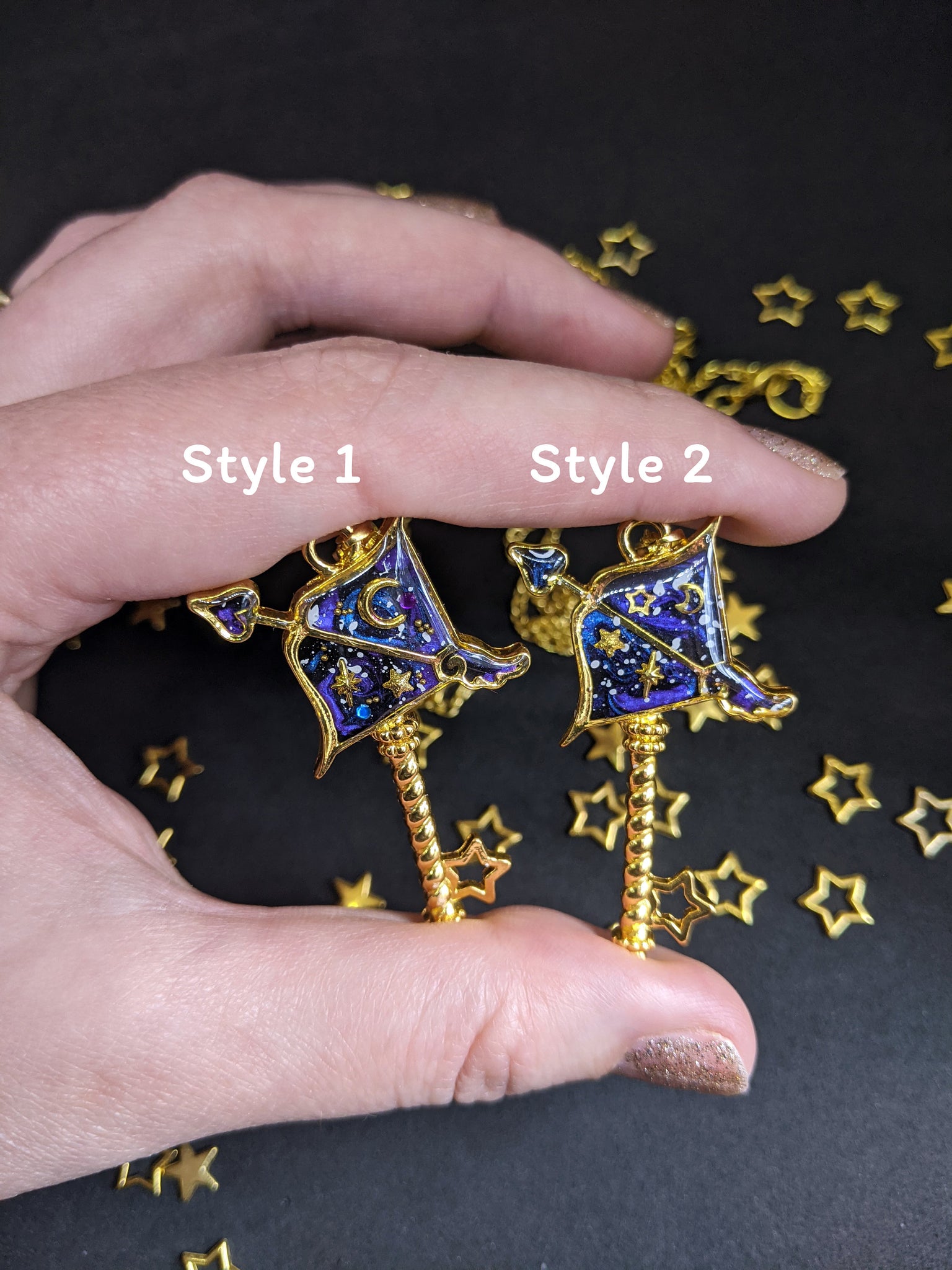 Sagittarius: Celestial Zodiac Resin Pendant Necklaces- 2 Styles - Lolita Collective