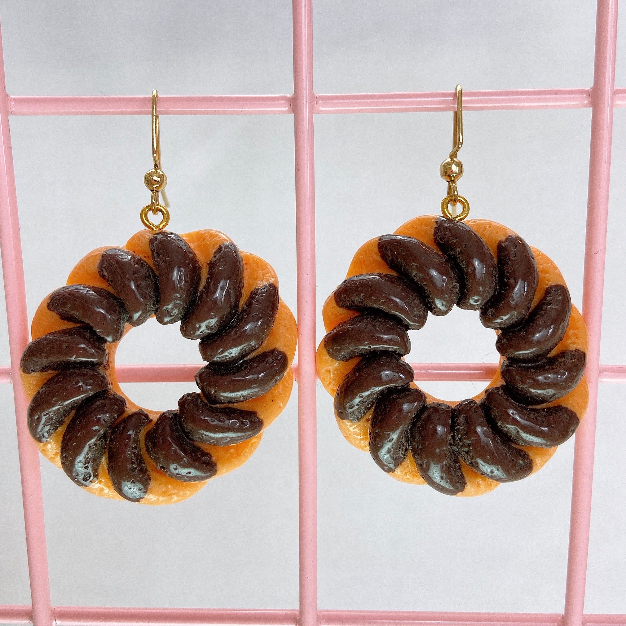 Cruller Donut Earrings (3 Colors) - Lolita Collective