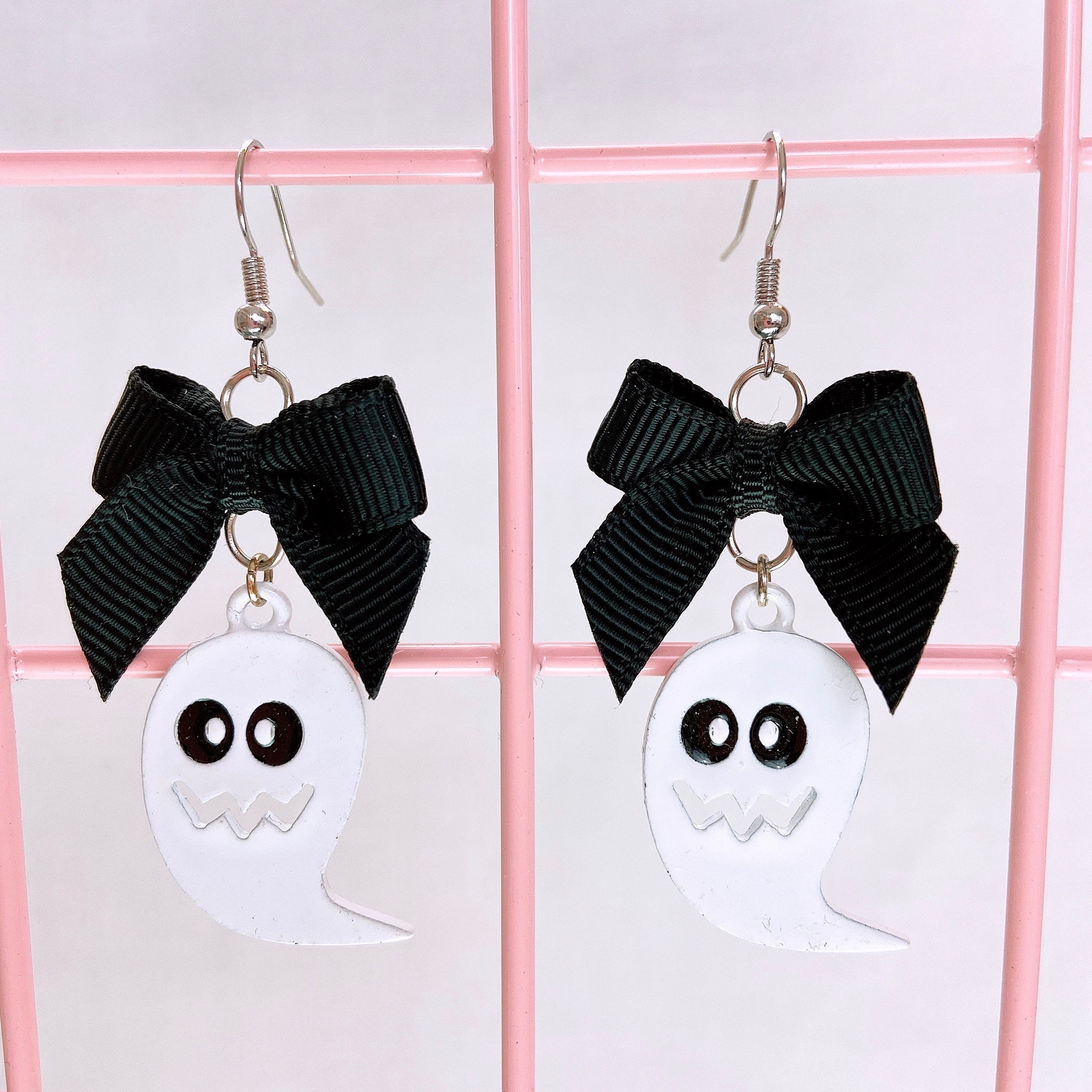 White Ghost Earrings (4 Colors) - Lolita Collective