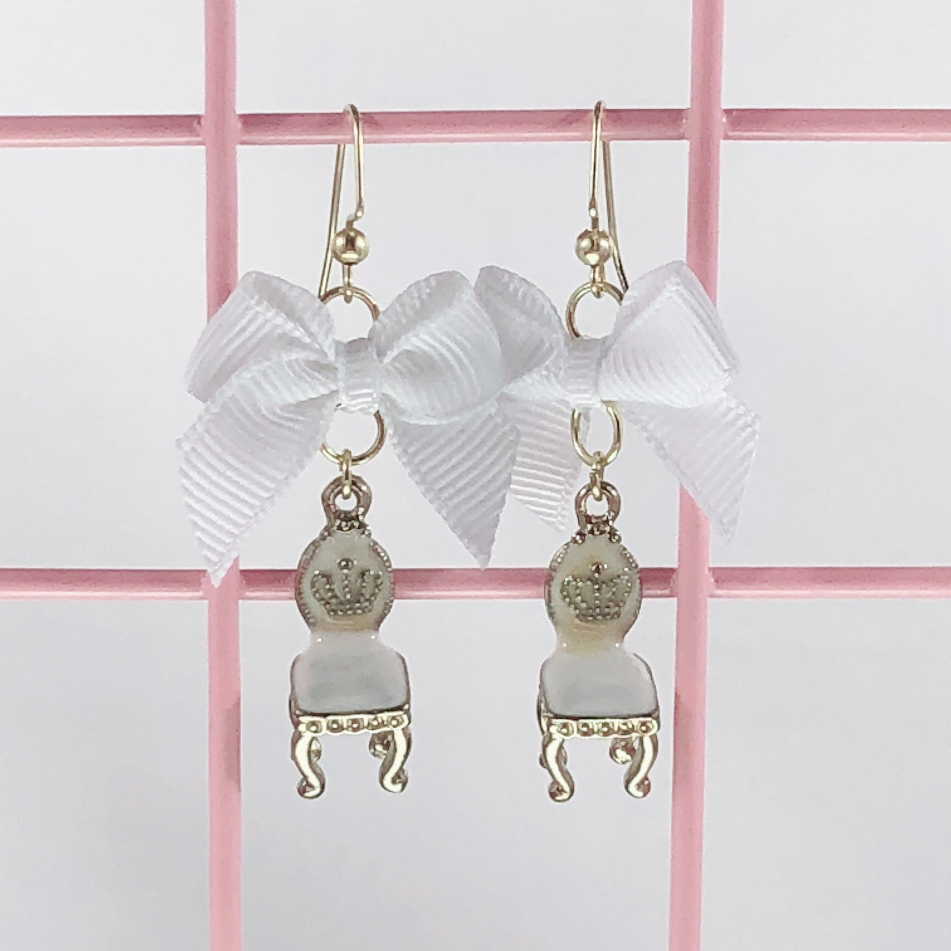 Fancy Chair Earrings (3 Colors) - Lolita Collective