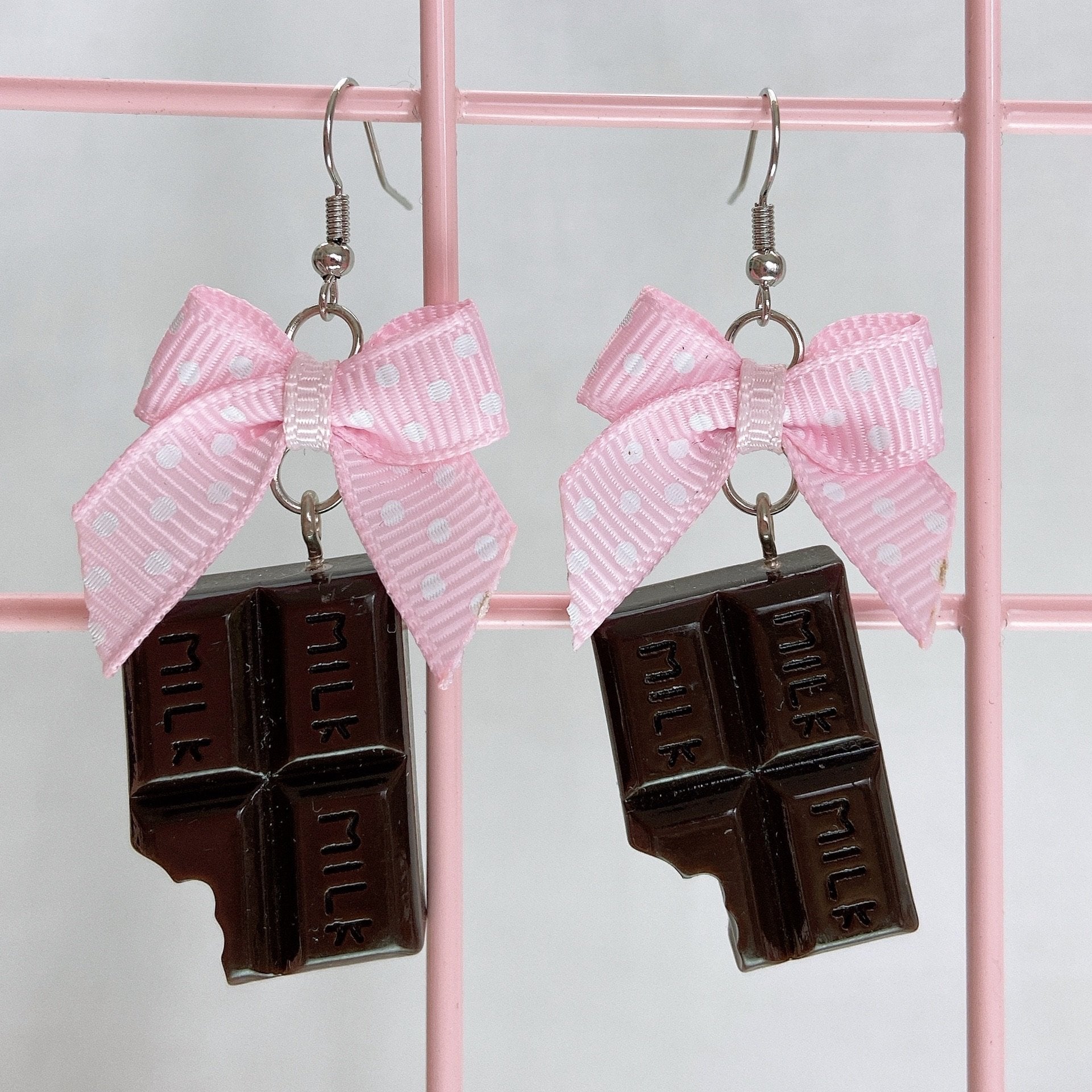 Milk Chocolate Earrings (6 Colors) - Lolita Collective