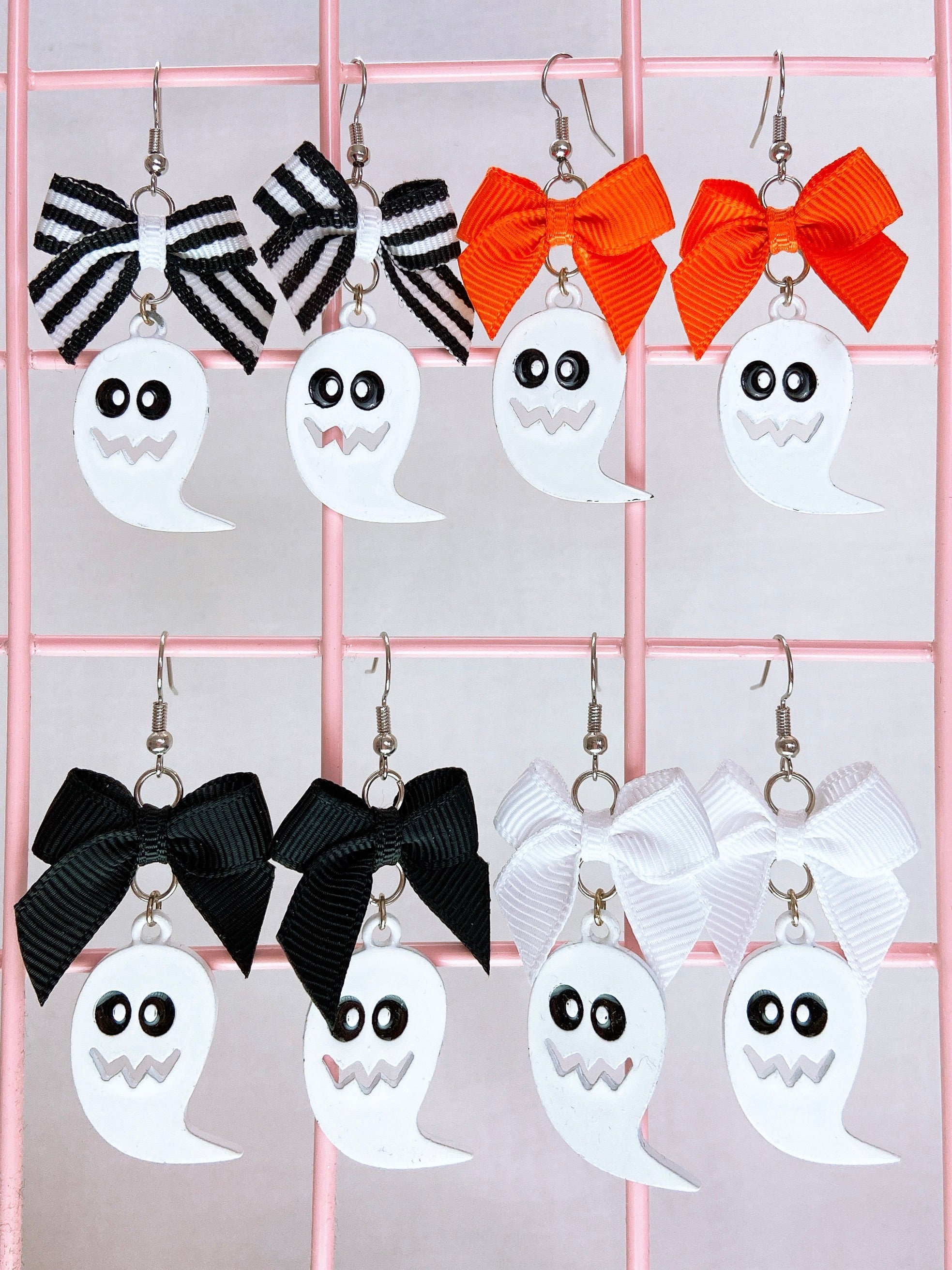 White Ghost Earrings (4 Colors) – Lolita Collective