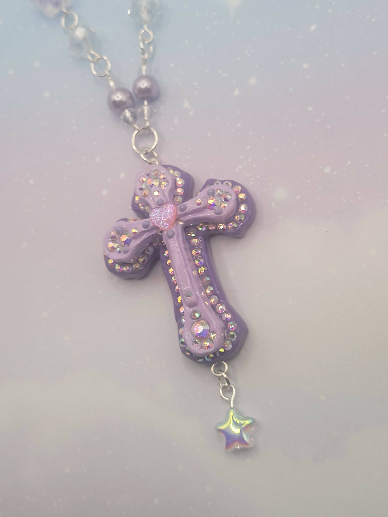 Ornate Gothic Cross Necklace - Ready to Ship