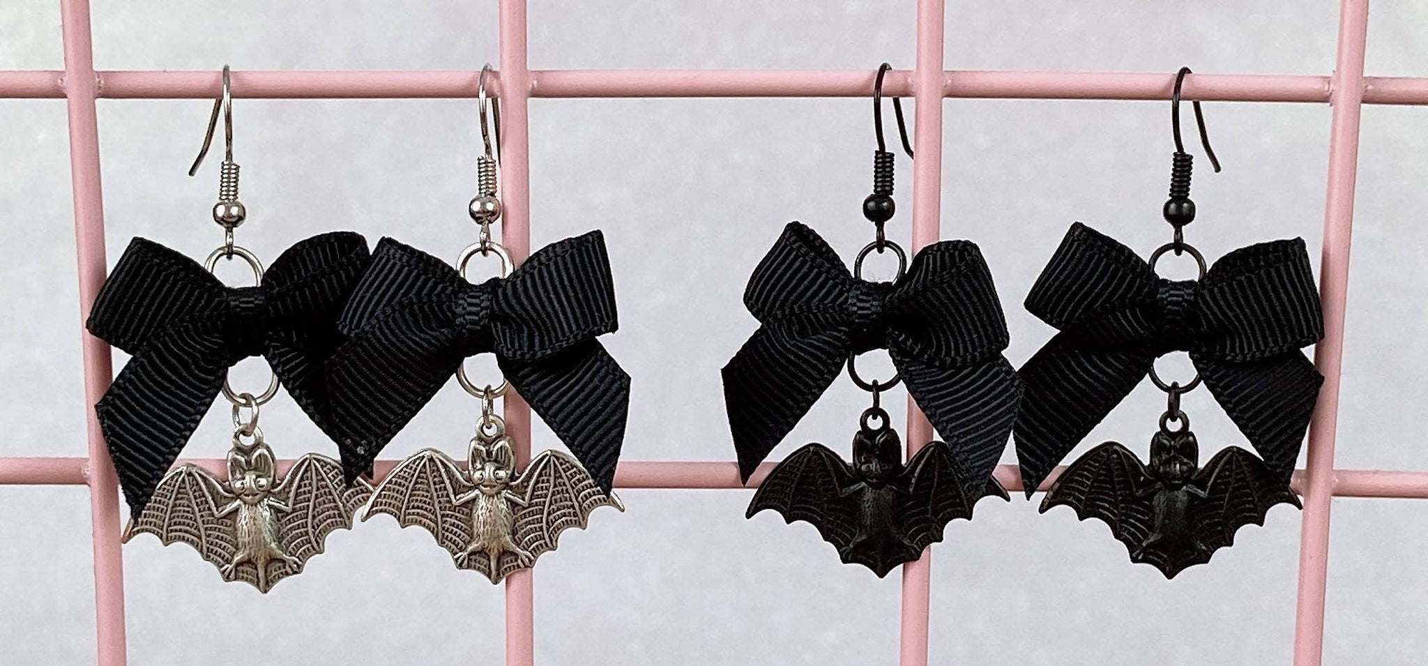 Metal Bat Earrings (2 Colors) - Lolita Collective