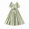 Seasons Flower Onepiece Dress in Light Green (2 Sizes) - Lolita Collective