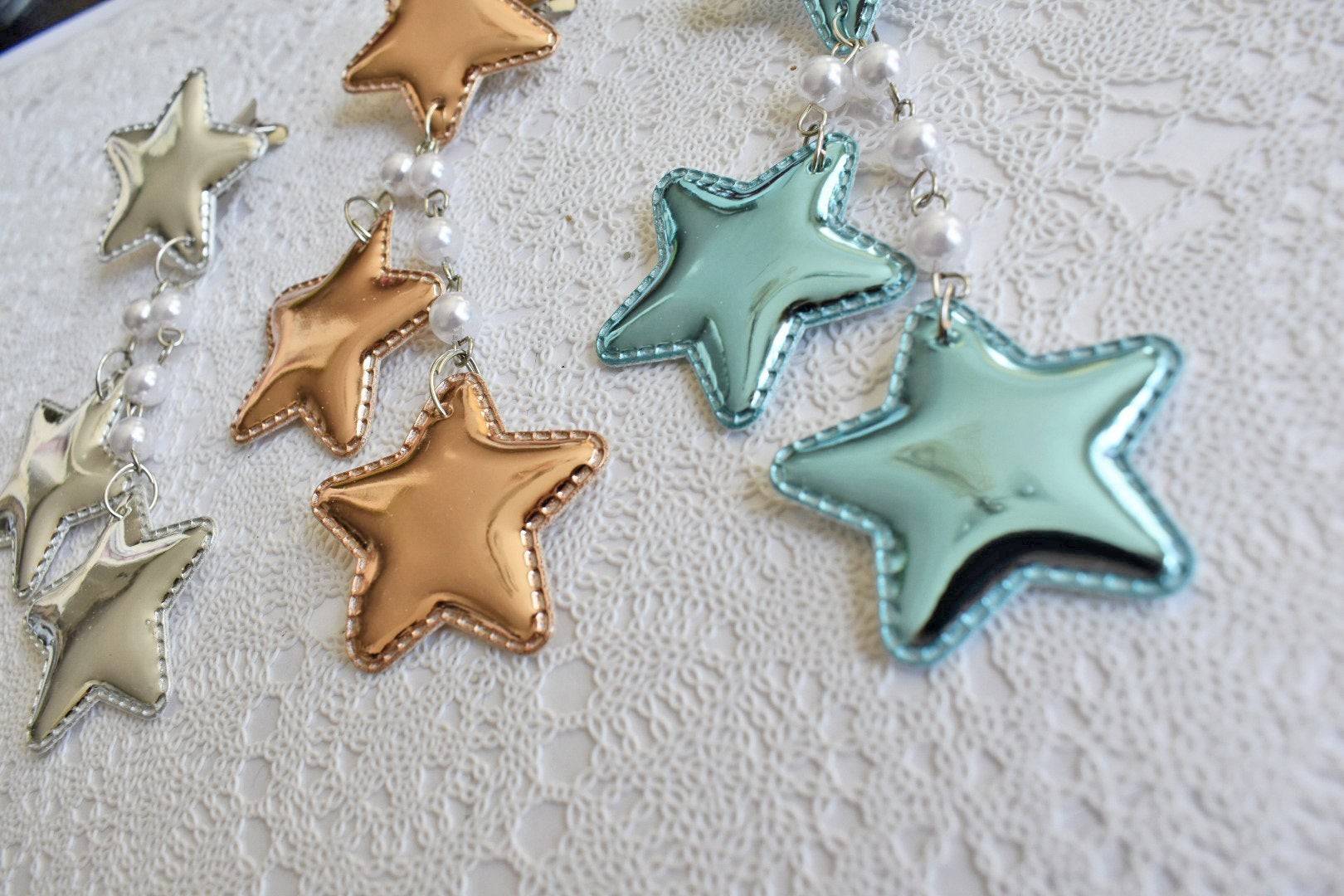 2-Way Large Star Clips (3 Colors) - Lolita Collective