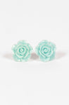 Rose Post Earrings (19 Colors) - Lolita Collective